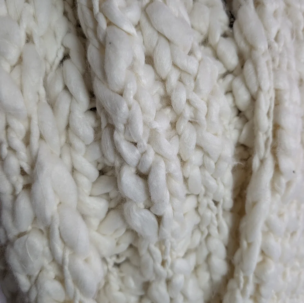 NWT Free People Chunky Knit Infinity Scarf in Cream